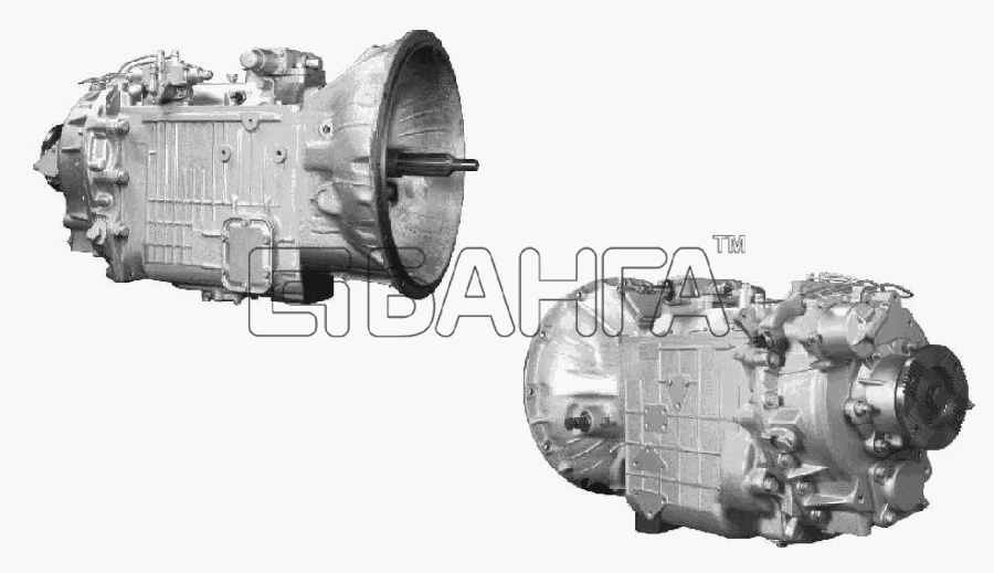 ЯМЗ ЯМЗ-7511 (2005) Схема Коробка передач в сборе-56 banga.ua